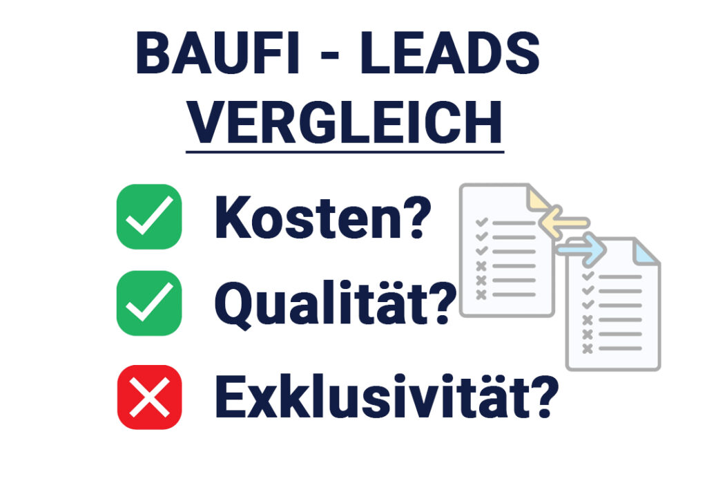 Baufi Leads vergleich